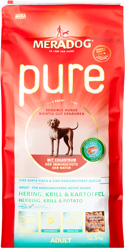 Meradog Pureadult Herring, Krill & Potato - Meradog Pure Senior (650x850), Png Download