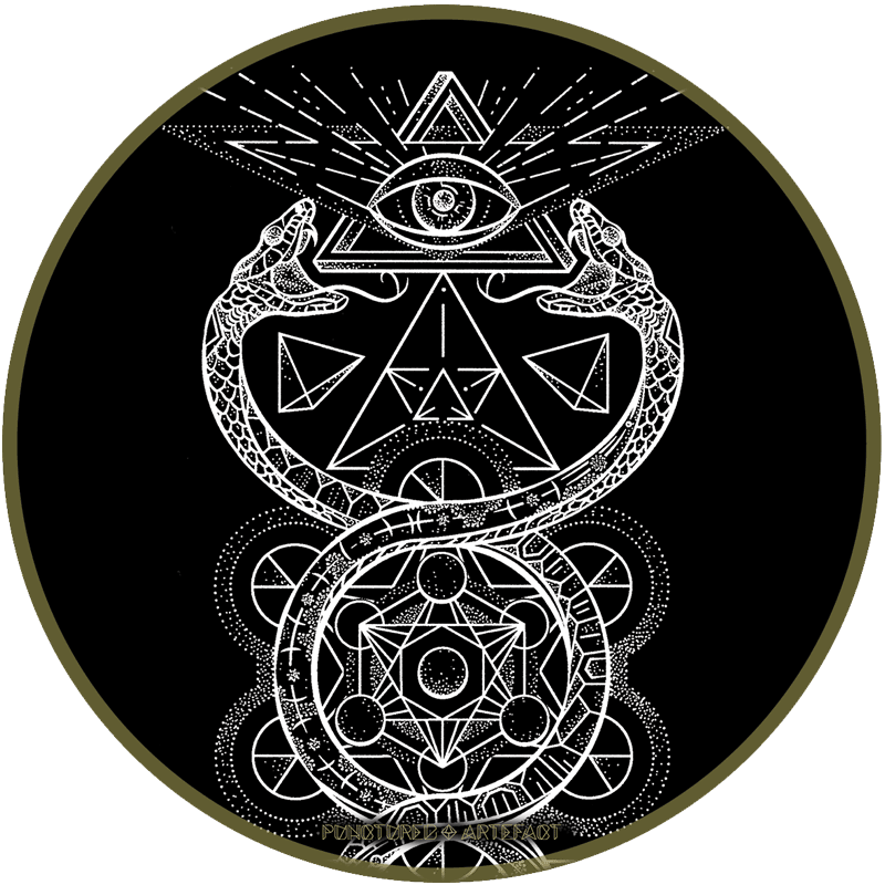 The Caduceus Is The Staff Of Hermes The 2 Snakes Wound - Portable Network Graphics (800x800), Png Download