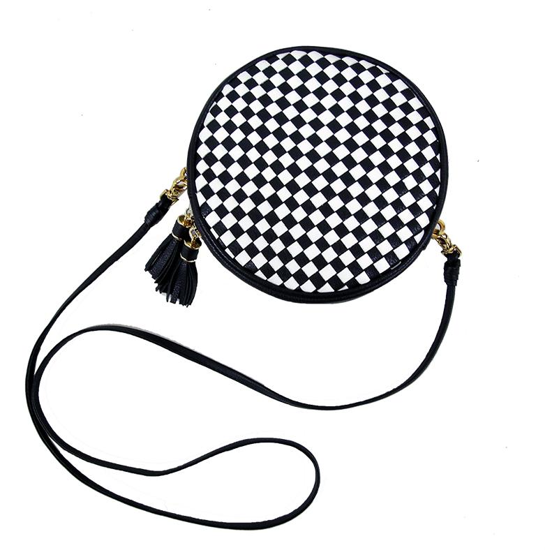 Round Shape Hand Weave Cross Body Bag From “why So - Phifer Screen (800x800), Png Download