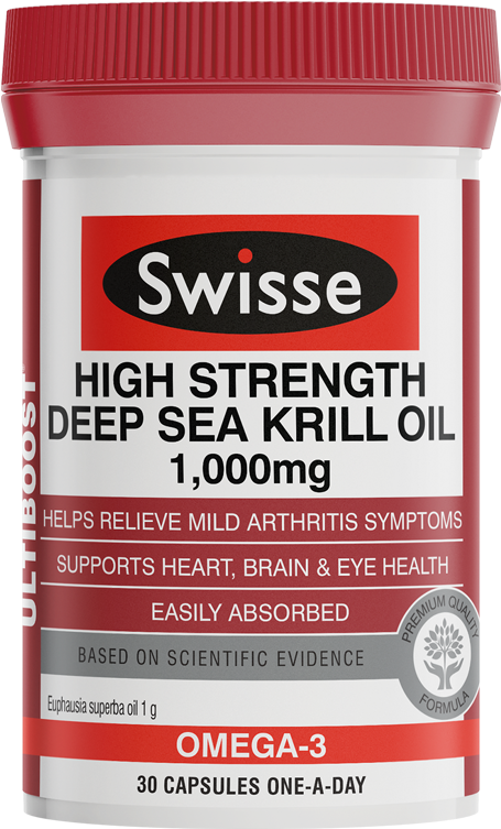 Swisse Ultiboost High Strength Deep Sea Krill Oil 1000mg - Swisse Absorb Well Coenzyme Q10 (700x880), Png Download
