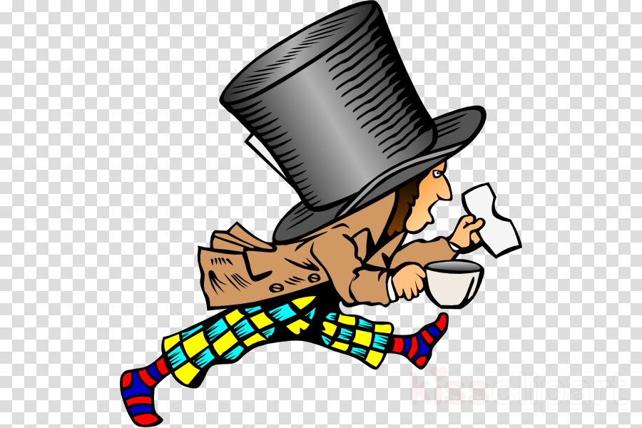 Alice In Wonderland The Hatter Vintage Png Clipart - Alicia En El Pais De Las Maravillas [book] (900x600), Png Download