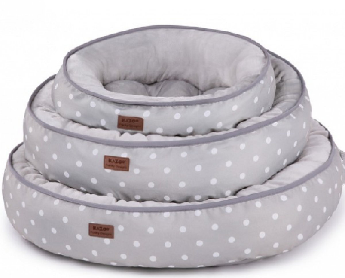Kazoo Bed Funky Polkadot Grey (1200x1200), Png Download