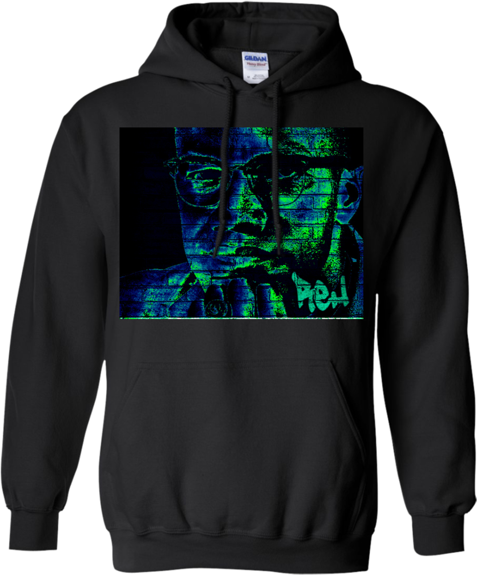 Graffiti Malcolm X Gildan Pullover Hoodie 8 Oz - Runescape Hoodie (1155x1155), Png Download