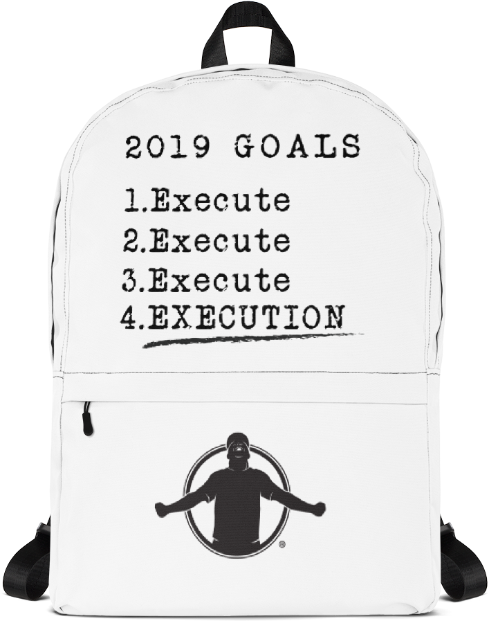 2019 Goals Backpack - Backpack (1000x1000), Png Download