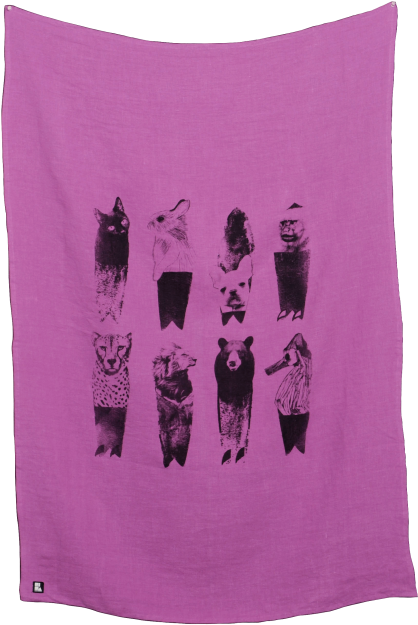 Mini & Maximus Surfing Zoo Throw Blanket - Silhouette (960x720), Png Download
