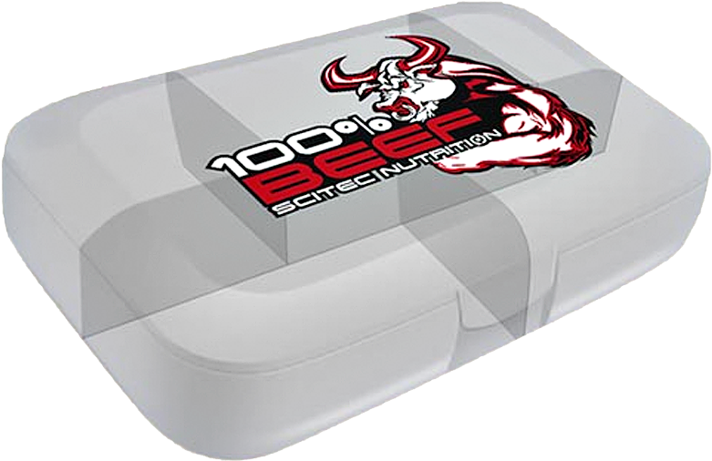 Pastillero Beef Color Rojo - Scitec Nutrition (1000x1000), Png Download