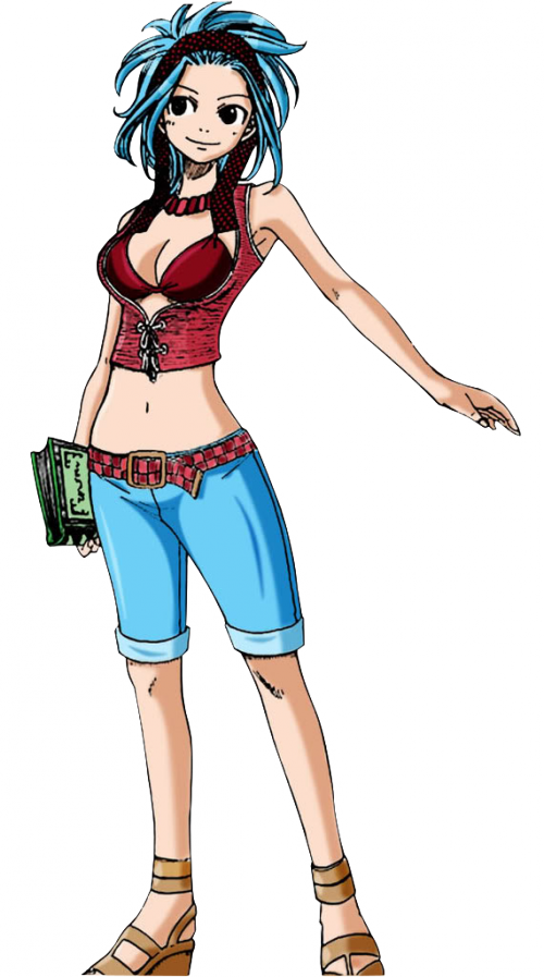 Reby - Fairy Tail Levy (500x897), Png Download