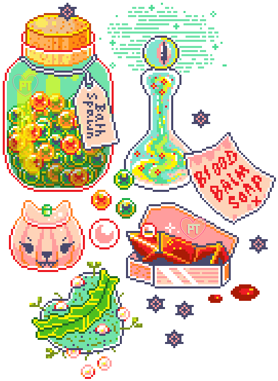 Spooky Bath Goods, For The Undead & The Monstrous, - Clip Art (540x609), Png Download