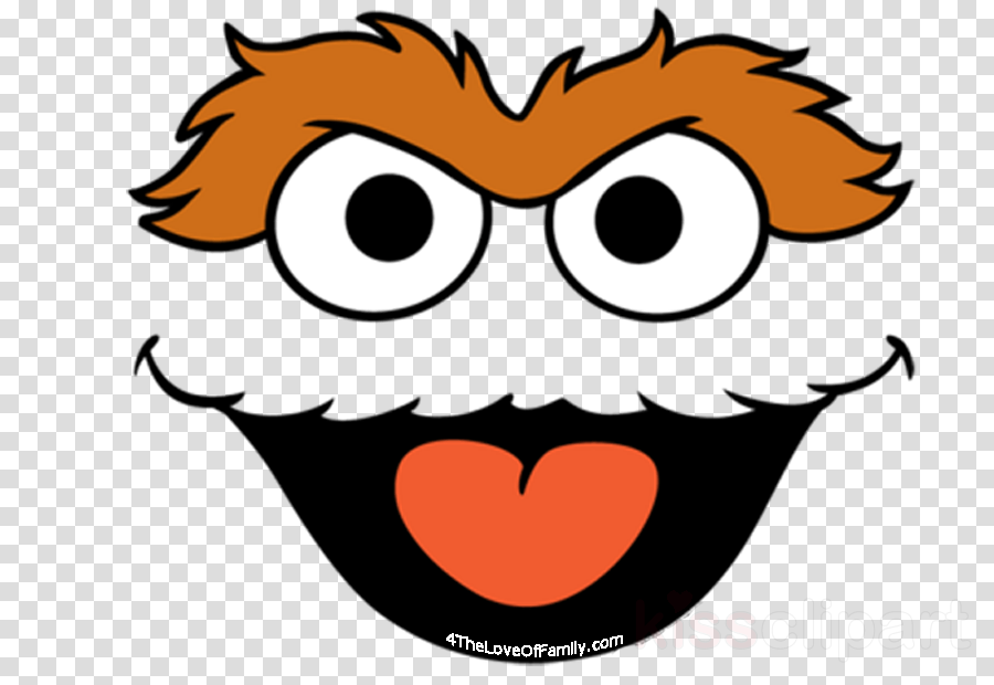 oscar face sesame street clipart oscar the grouch elmo full size png download seekpng