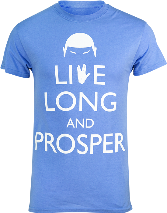 Star Trek Live Long & Prosper Running Shirt - Live Long And Prosper Poster (750x750), Png Download