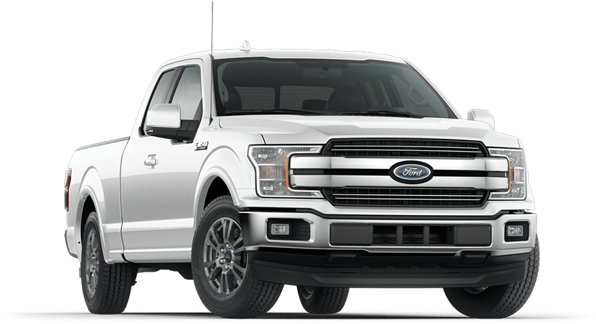 White Platinum - 2018 Ford F 150 Supercrew Xlt (1000x500), Png Download