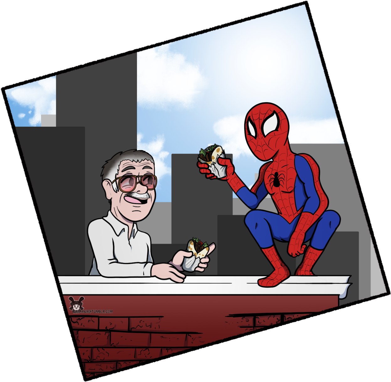 “ A Tribute Picture For Stan Lee, Thanks For Making - Stan Lee (1280x1262), Png Download