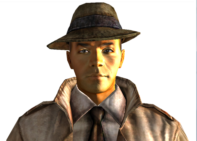 Mysterious Stranger - Fallout New Vegas Таинственный Незнакомец (800x572), Png Download