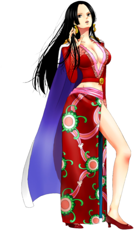 Boa Hancock - One Piece Boa Hancock Render (506x827), Png Download