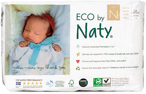 eco by naty newborn diapers