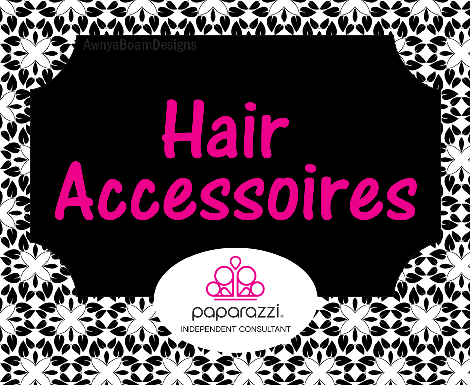 Hair Accessories Black And White Paparazzi Jewelry - Paparazzi Little Diva Jewelry (930x762), Png Download