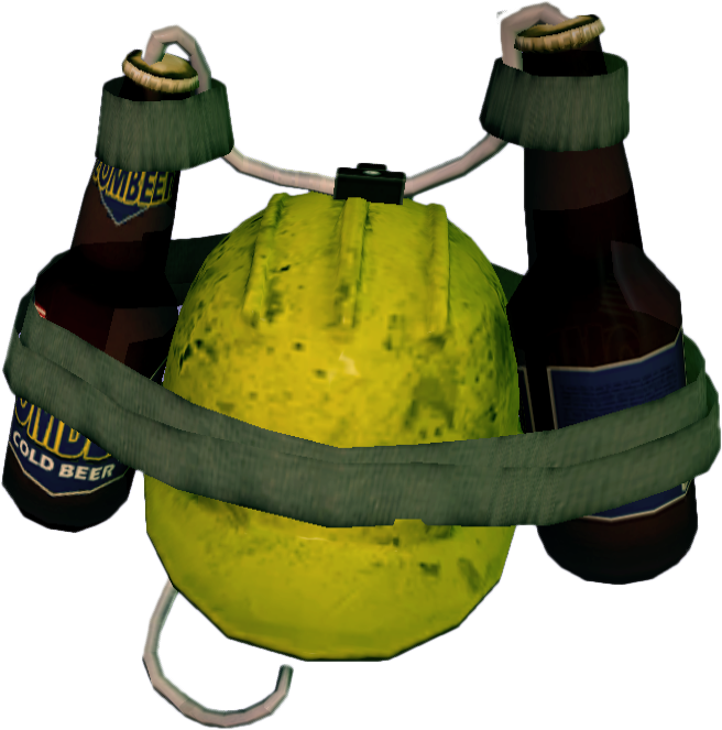 Dead Rising Beer Hat 3 - Beer Hat Png (656x663), Png Download