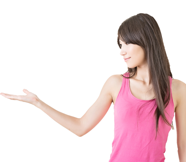 Pako Menu Female Model - Stock Photography (600x522), Png Download