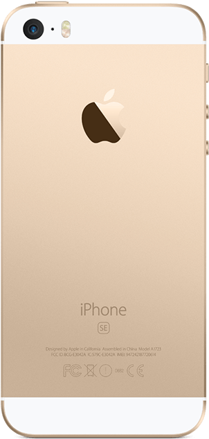 Apple Iphone Se 16 Gb Gold Back - Grameenphone Iphone 5s Offer (710x710), Png Download