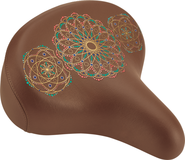 Mandala Saddle - Electra Mandala Bike Saddle (600x519), Png Download