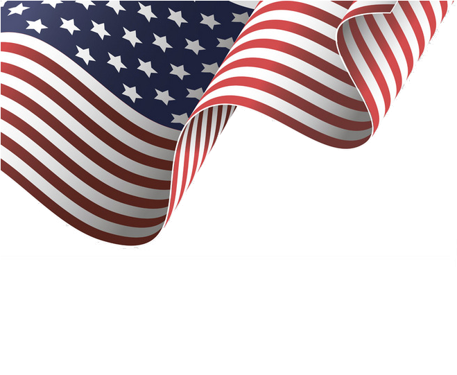 American Flag Background Png (658x658), Png Download