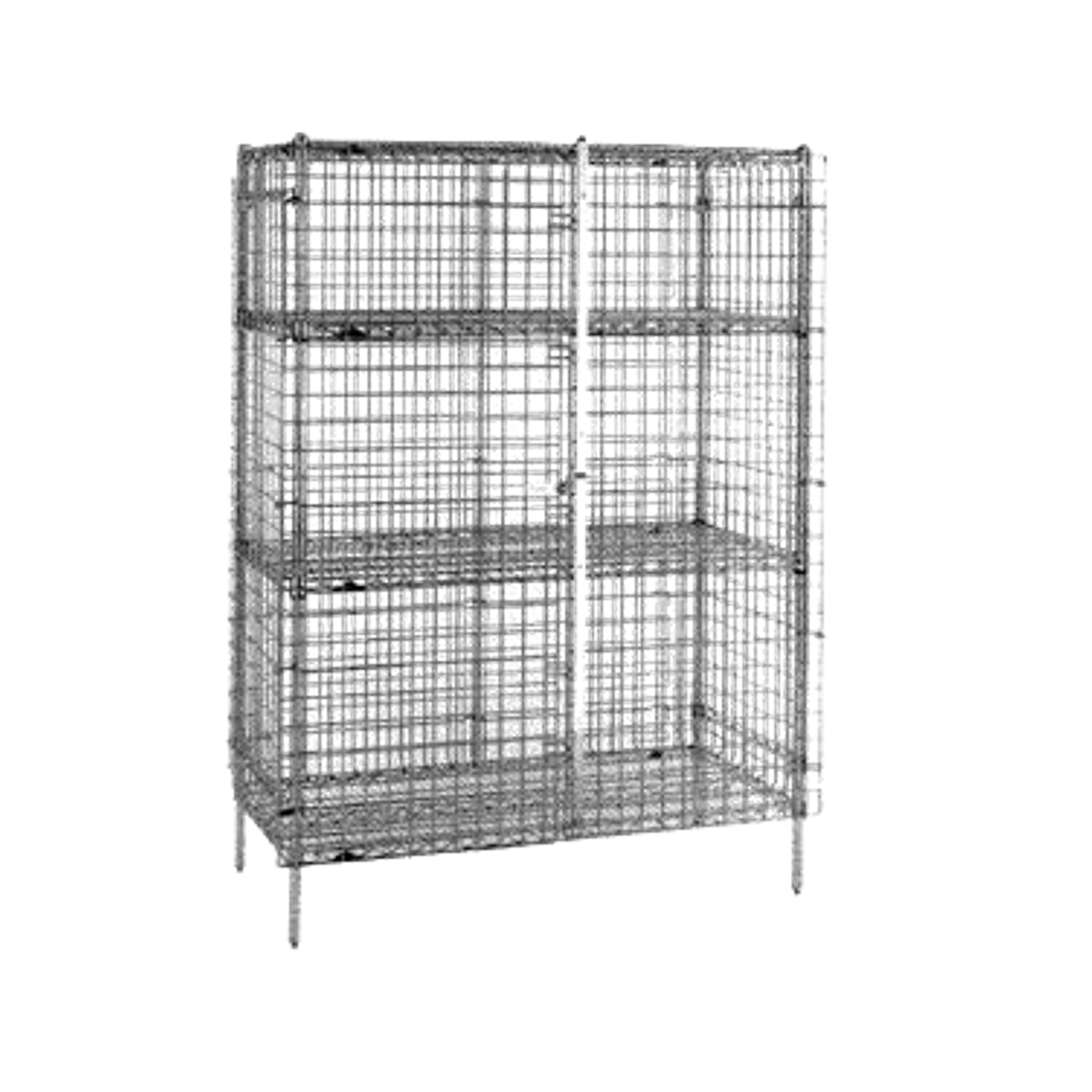 Metro Sec53cq Qwikslot Security Unit, Stationary, Chrome - Metro Qwikslot Stationary Security Cabinet 21.5 X 38.5 (1500x1500), Png Download