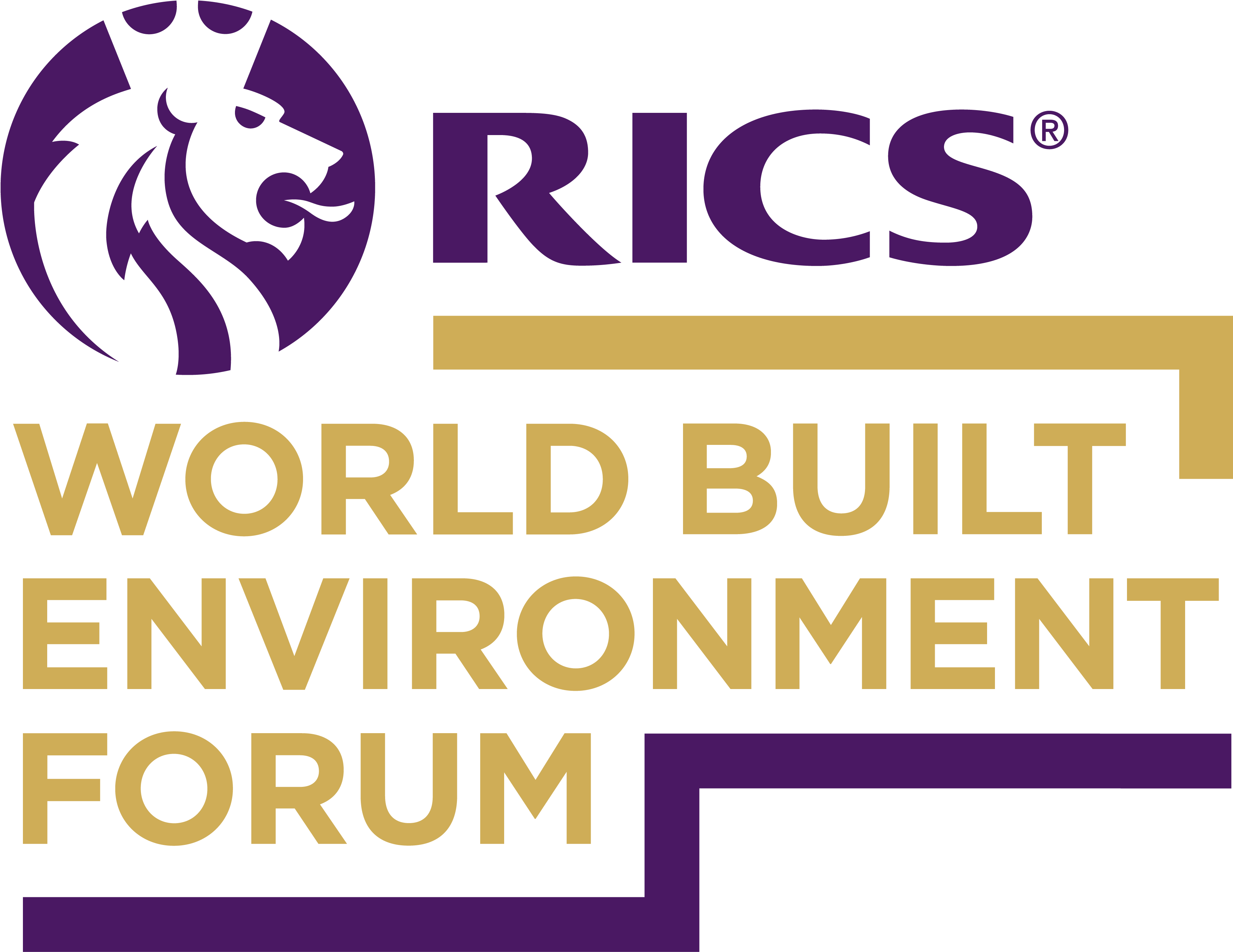 Sponsored By - Rics World Built Environment Forum (4500x3676), Png Download