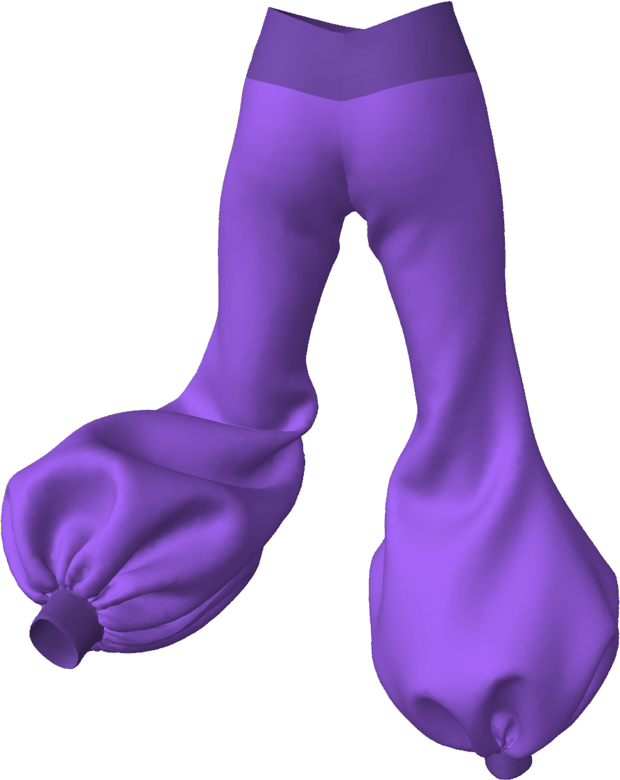 Royal Pants V1 Garment File Md 3d Clothes Patterns - Clothing (1155x1174), Png Download