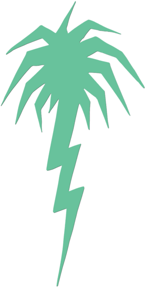 Lightning Palm Tree - Capita Slush Slasher (600x600), Png Download