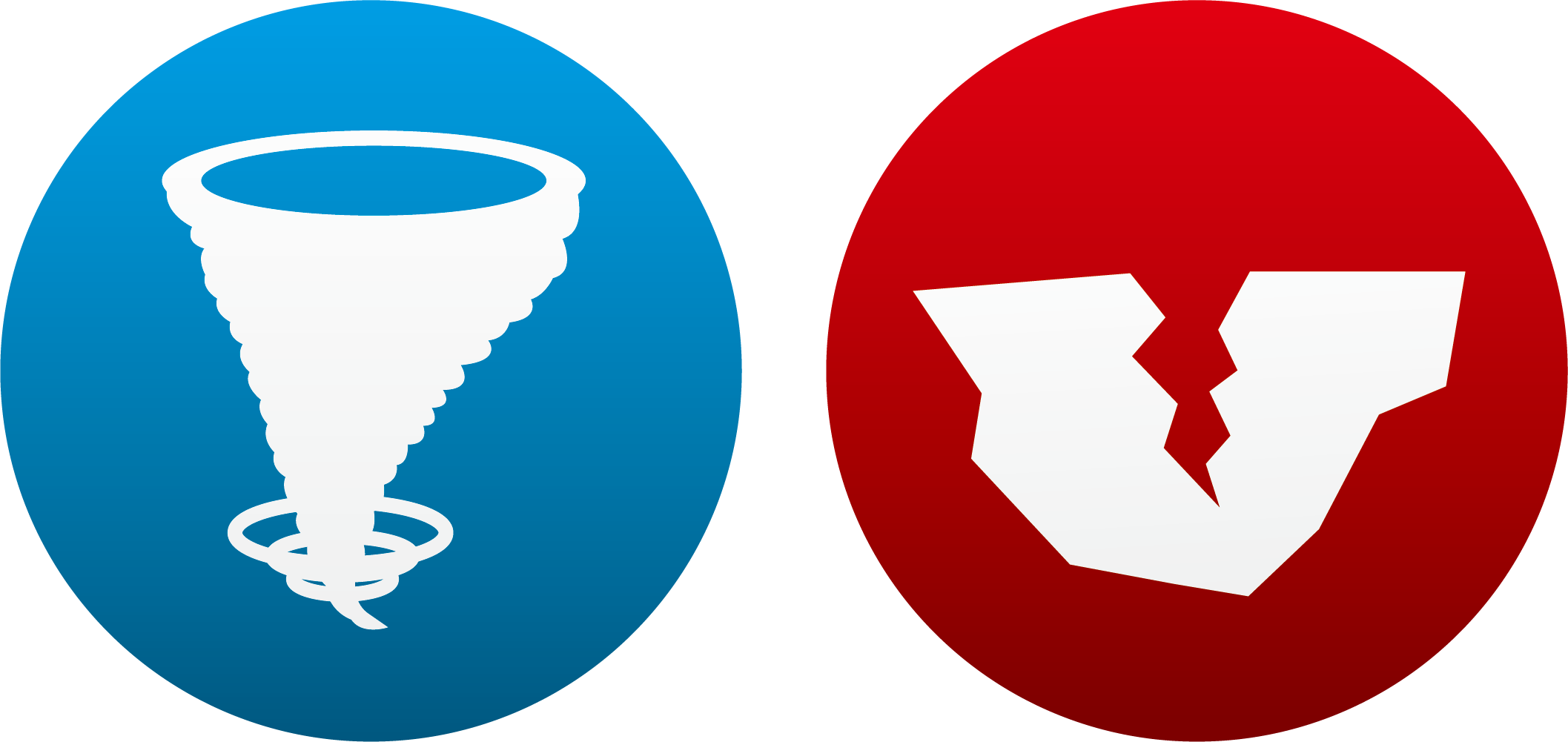 Banner Royalty Free Library Earthquake Clipart Crack - Icon Disaster Earthquake Logo Png (2115x1001), Png Download