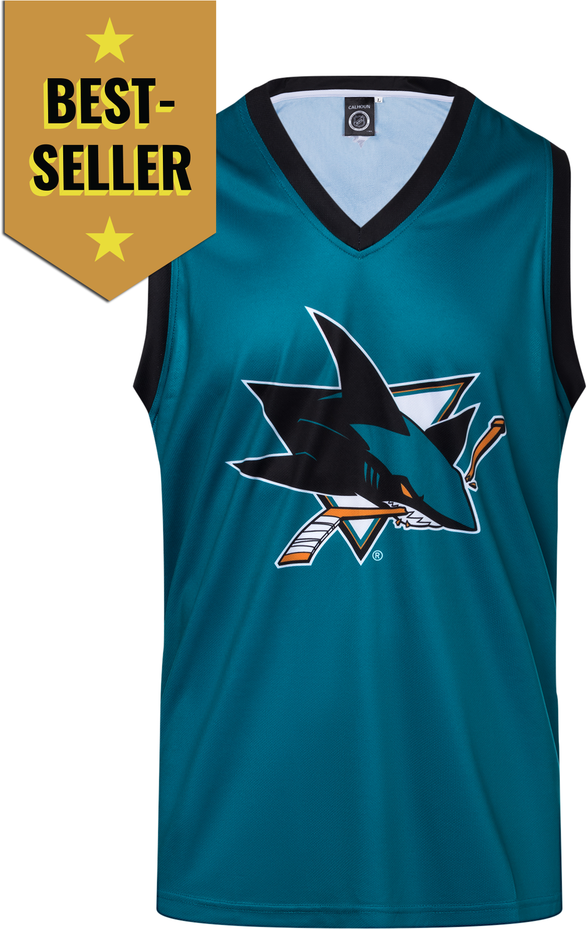 San Jose Sharks Hockey Tank (1500x2000), Png Download