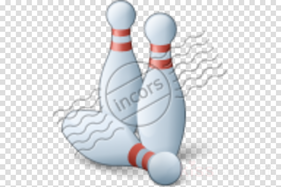 Bowling Pin Clipart Bowling Pin Nine-pin Bowling - Bowling Ball (900x600), Png Download