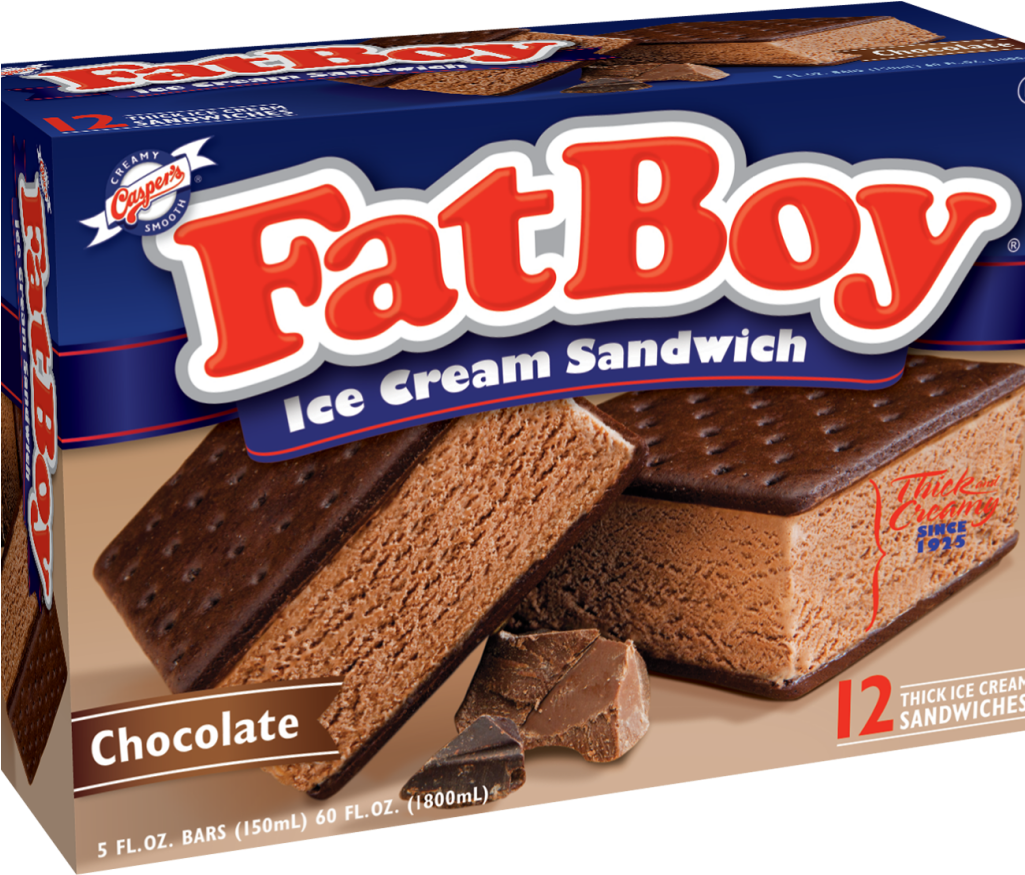 Fatboy Ice Cream - Fatboy Ice Cream Sandwich (1024x1024), Png Download