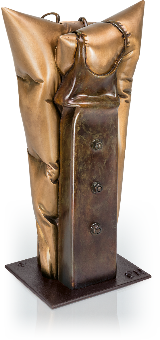 Bronzefigur Corsage Von Felix Haspel - Bronze Sculpture (557x1180), Png Download