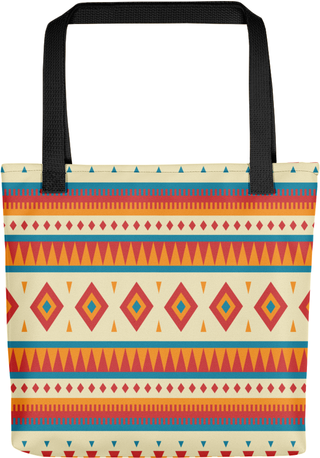 Native Pattern Tote Bag - Tote Bag (1000x1000), Png Download
