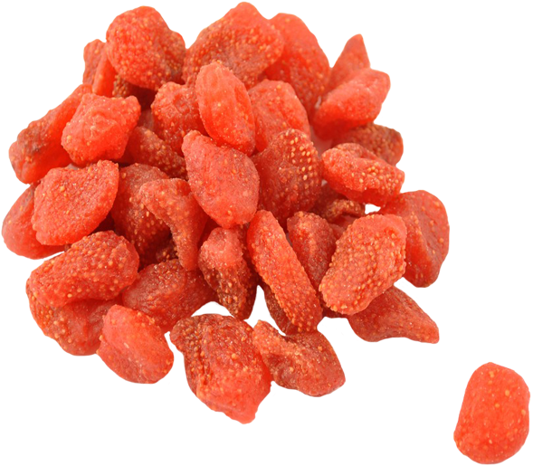 Dried Pineapple Core Slices - Anna And Sarah Dried Strawberries In Resealable Bag (600x600), Png Download