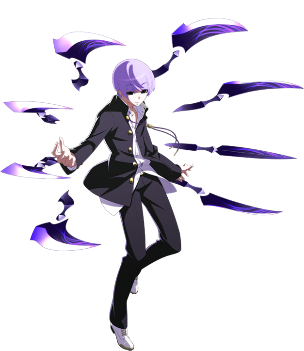 Byakuya - Byakuya Under Night In Birth Combos (627x724), Png Download