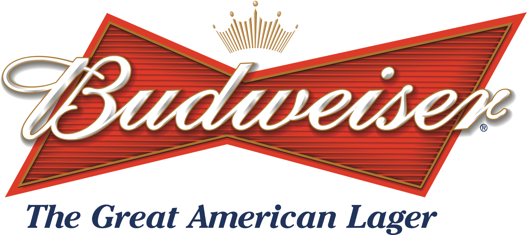 2 Rivers Tap House - Budweiser Logo Vector Free (1800x779), Png Download