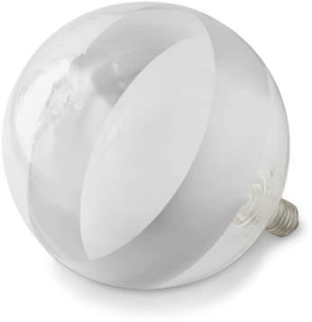 Xxl Silver Ring Light Bulb - Silver (480x640), Png Download