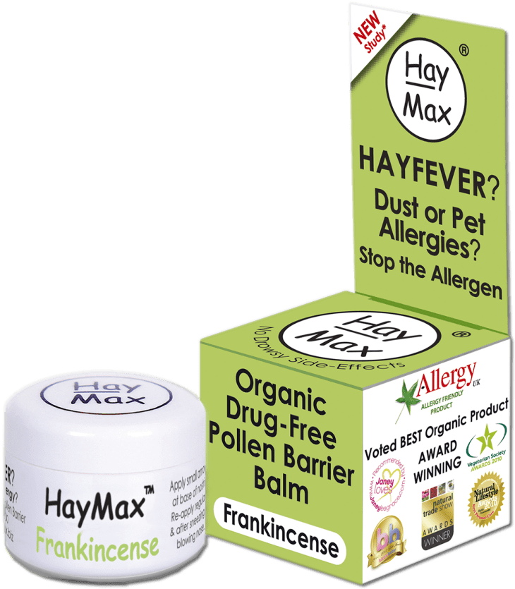 Haymax Hayfever Frankincense - Haymax Pure Organic Drug Free Pollen Barrier (1024x1024), Png Download