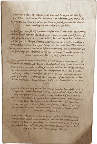 Custom Wood Engraving Of A Poem - Poetry (600x600), Png Download