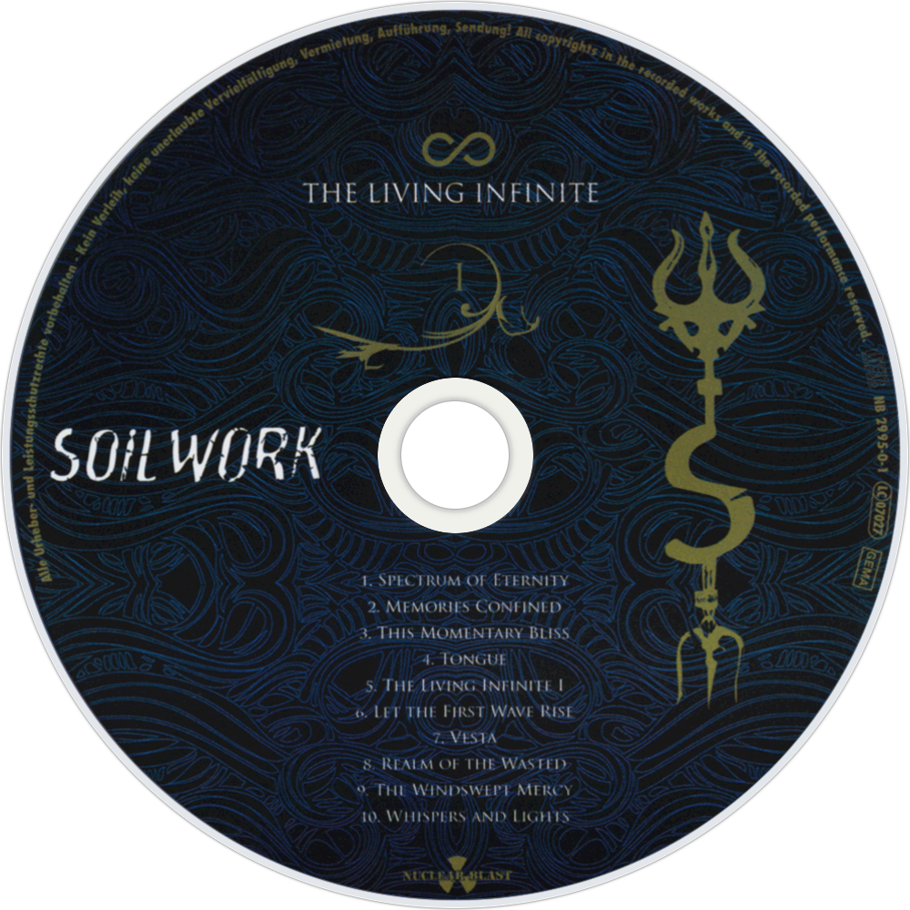 Soilwork The Living Infinite Cd Disc Image - Live In The Heart Of Helsinki [bonus Dvd] (1000x1000), Png Download