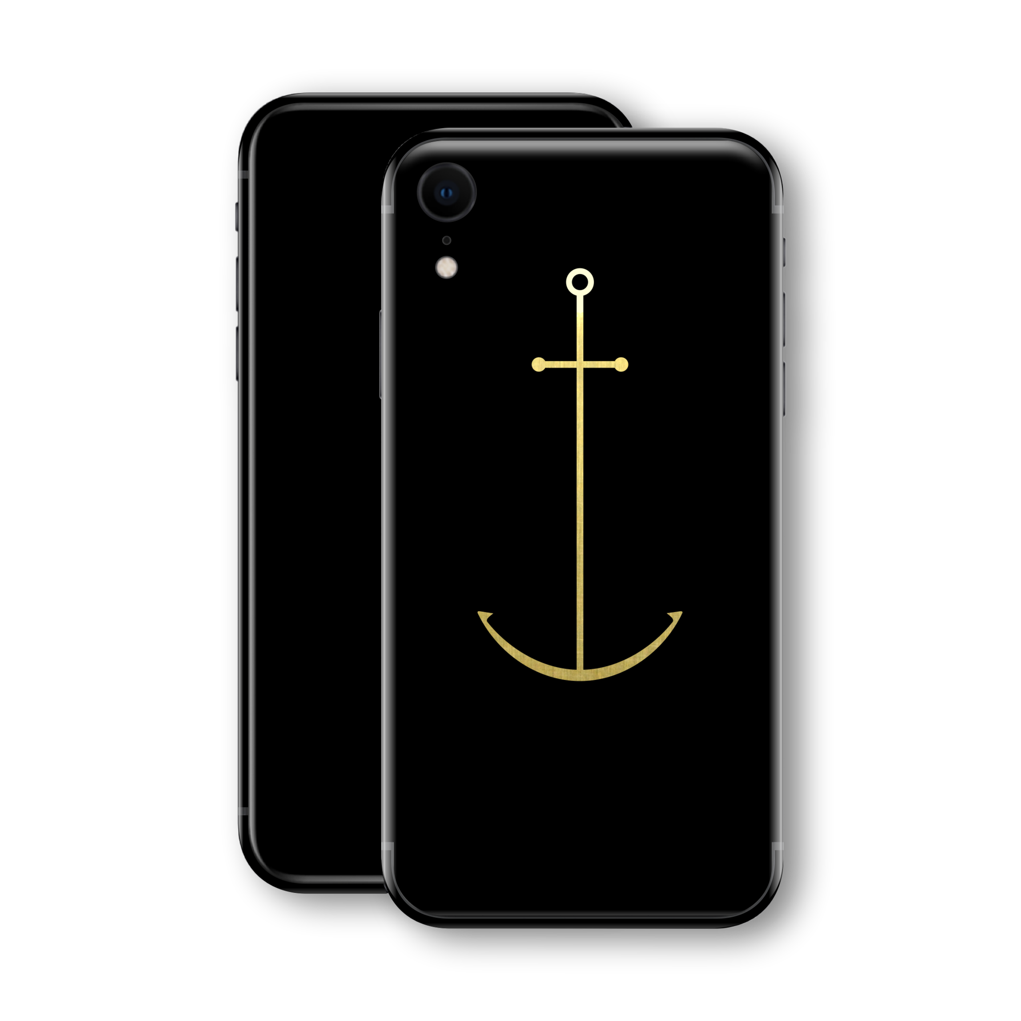 Iphone Xr Anchor Custom Design Matt Black Skin Wrap - Zyxel 合 勤 Wah7706 Lte 行動 路由器 (2048x2048), Png Download