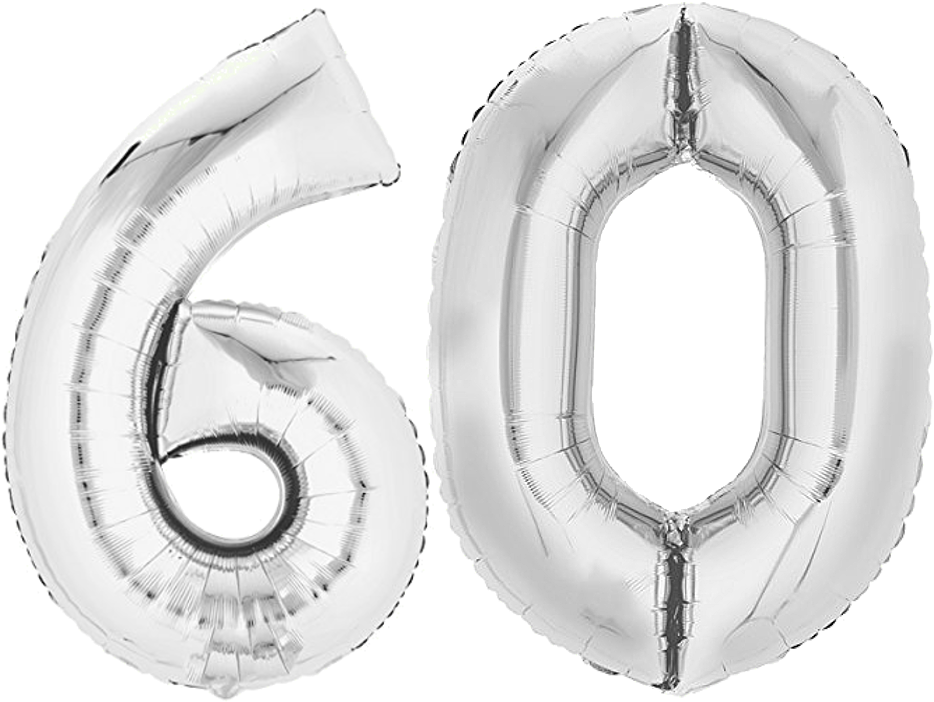 Foil Balloon 80cm Silver Lettering - 0 Rose Gold Balloon (1000x1000), Png Download