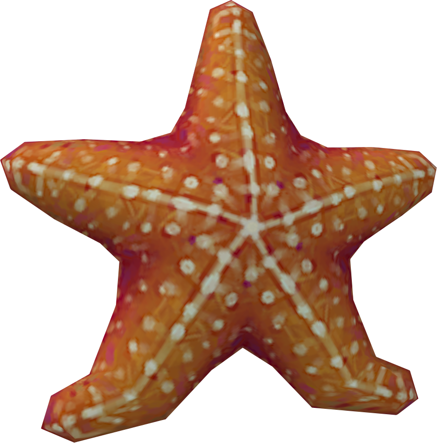 Starfish Sprite (893x907), Png Download