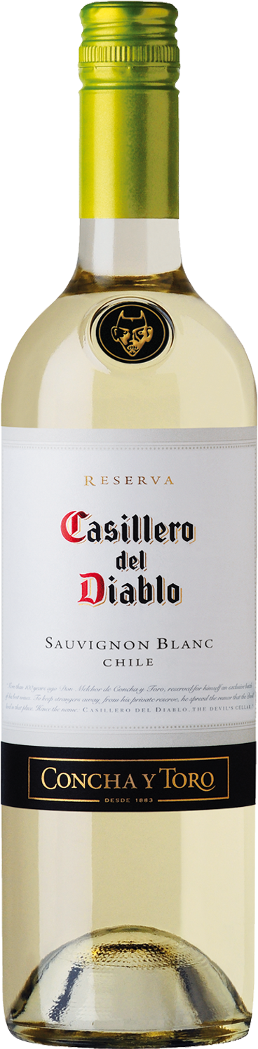 Concha Y Toro- Casillero Del Diablo Sauvignon Blanc (562x1600), Png Download