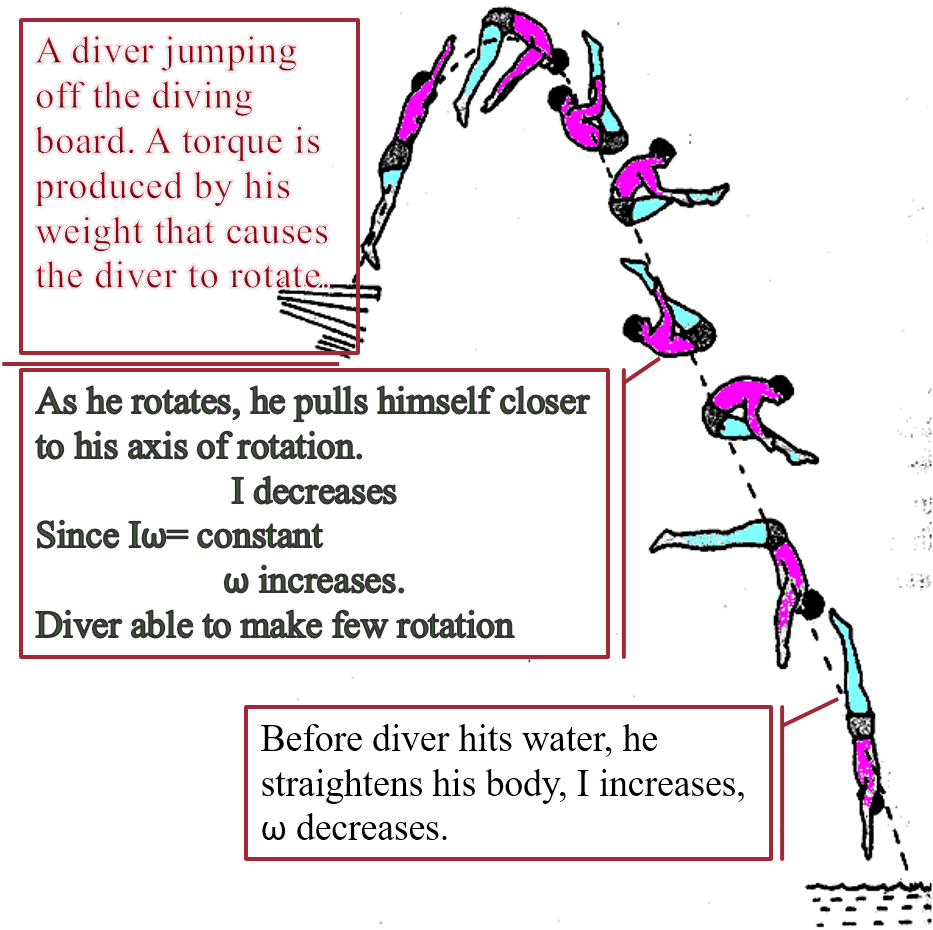 Posted By Umera Edham At - Rotation Of Rigid Body Diver (933x930), Png Download