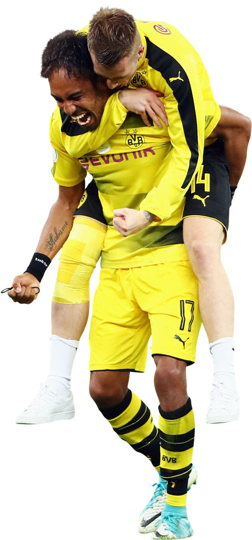Pierre-emerick Aubameyang & Marco Reus Render - Marco Reus (525x1100), Png Download