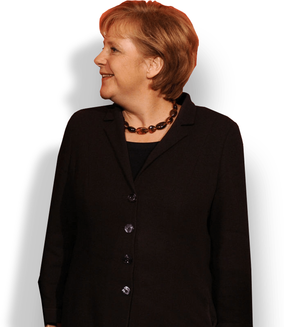 Angela Merkel - Girl (1800x1440), Png Download