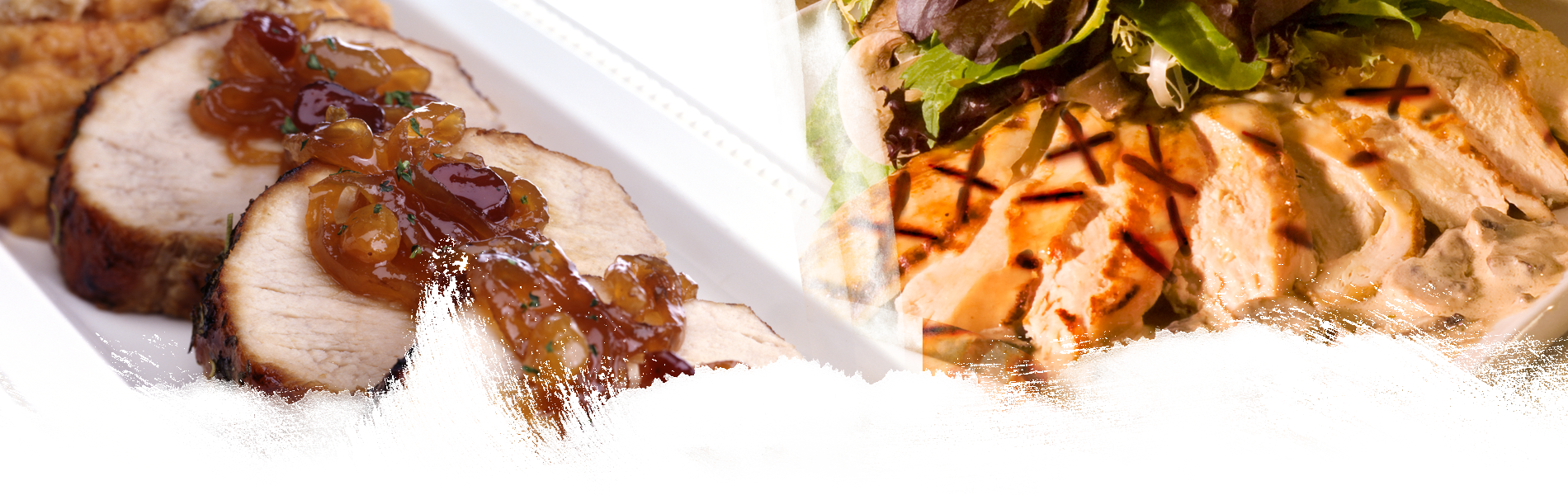 Chef-driven Entree Long Plate By Fresh To Order - Cheesecake (1900x600), Png Download